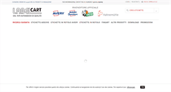 Desktop Screenshot of labelcart.it